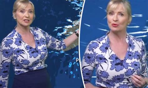 carol kirkwood tits|Carol Kirkwood puts on VERY busty display in plunging floral blouse.